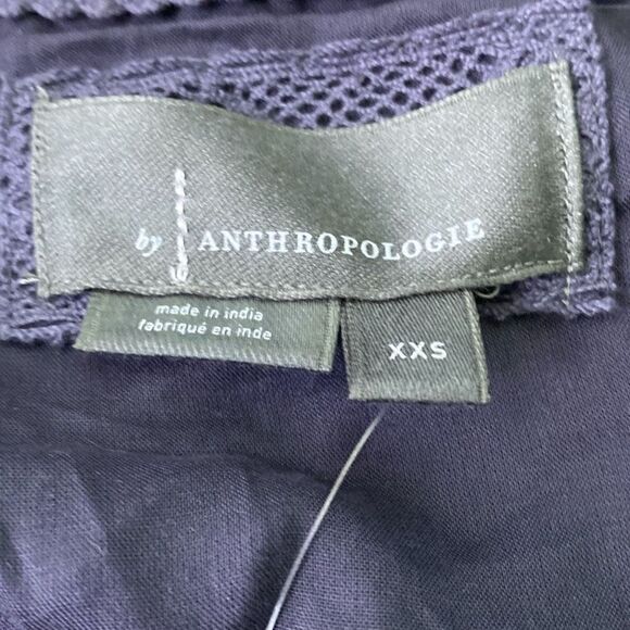 NWT Anthropologie Somerset Gray Tiered v neck velvet maxi dress XXS - Picture 11 of 14